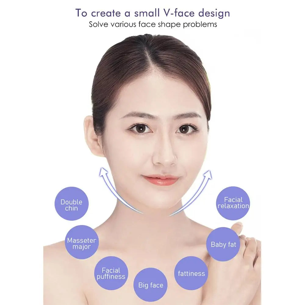 V-Line Face Sculpting Sleep Mask – Pink Facial Slimming Strap for Chin Lift, Contour Shaping & Skin Tightening