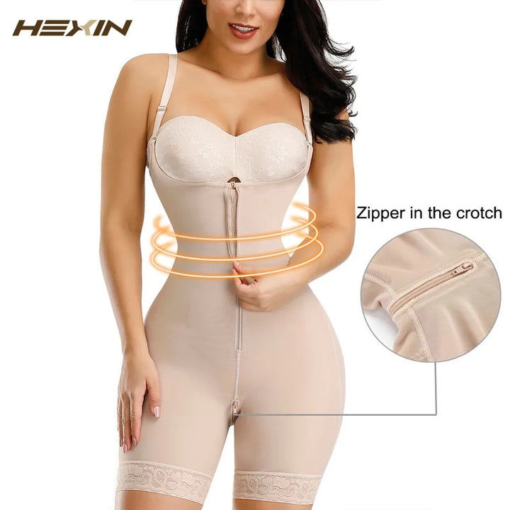 Colombian Waist Trainer Body Shaper – Postpartum Slimming & Butt Lifting Girdle