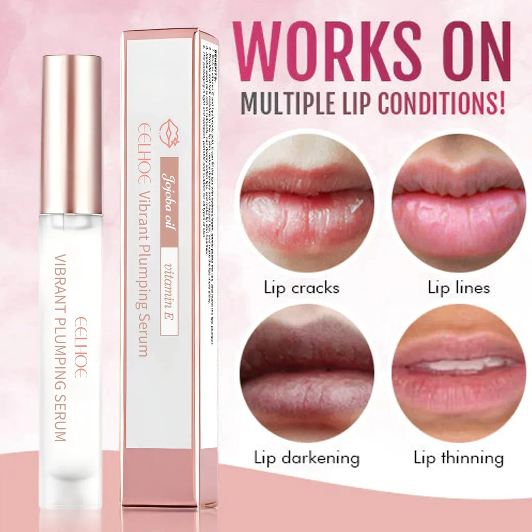 Plump & Glow Lip Serum Trio – Vitamin E Moisture Gloss