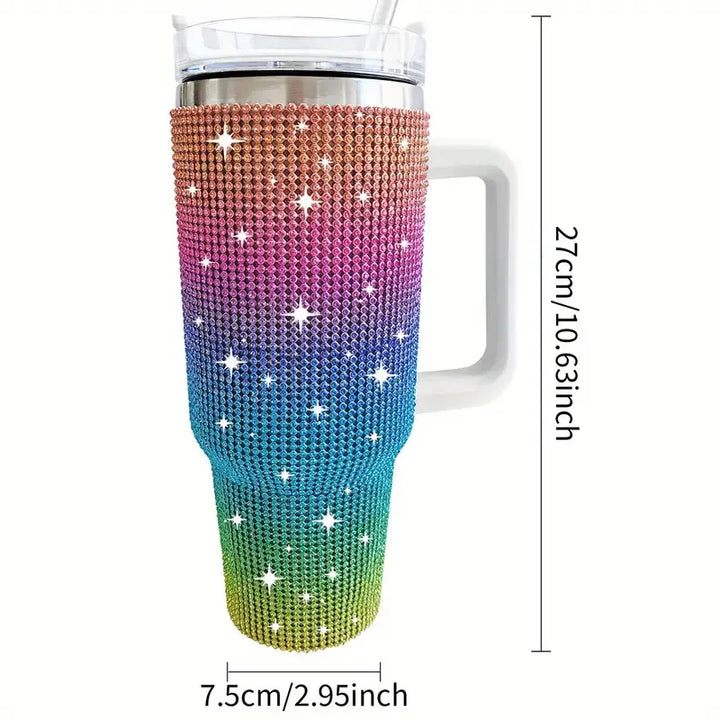 GlamHydrate 40oz Luxe Studded Tumbler