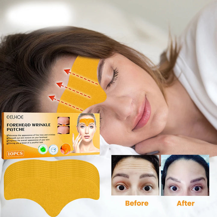 EmpowerEase Collagen Forehead Wrinkle Patches – Smoothing, Lifting & Anti-Aging Care (10-Pack)