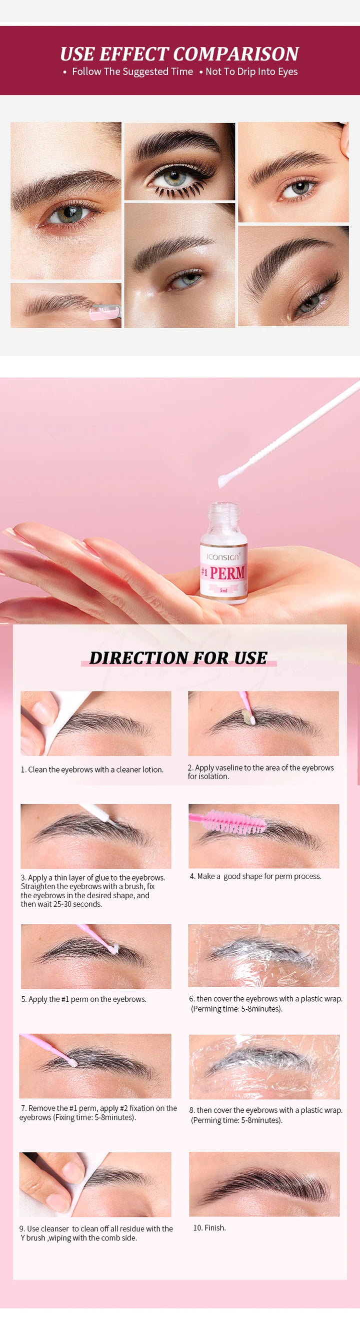 Brow Luxe Lift Kit – DIY Semi-Permanent Eyebrow Lamination System (45–60 Days Hold)