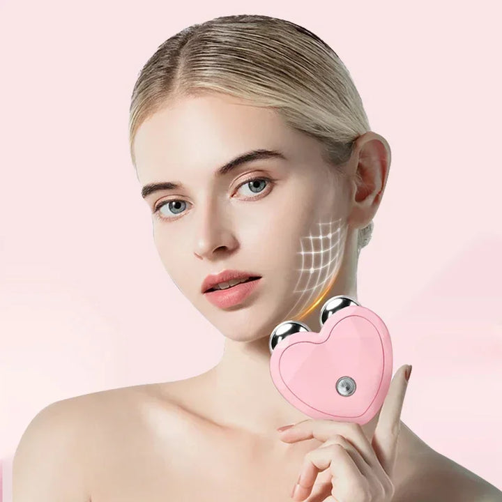 Radiant Lift Microcurrent Sculpting Roller – Portable Face Lifting & Firming Massager