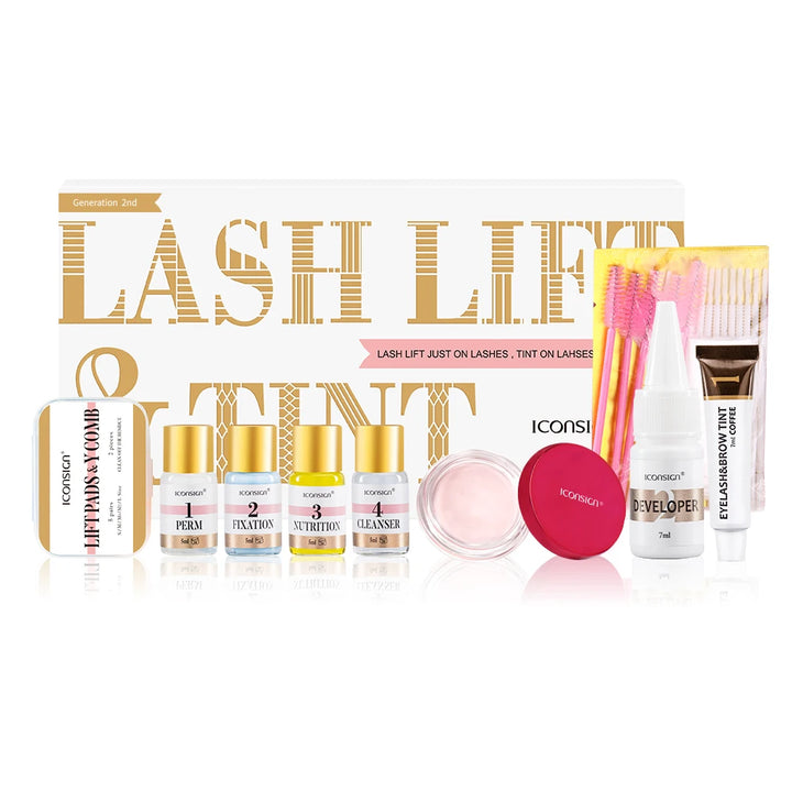 ICONSIGN Lash Lift & Brow Tint Kit – Salon Results from Home