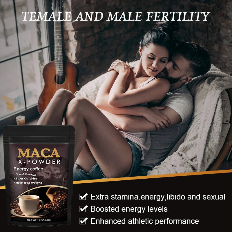 Beworths Maca Root Coffee – Natural Energy & Performance Support, Builds Strength, Enhances Focus – 100g