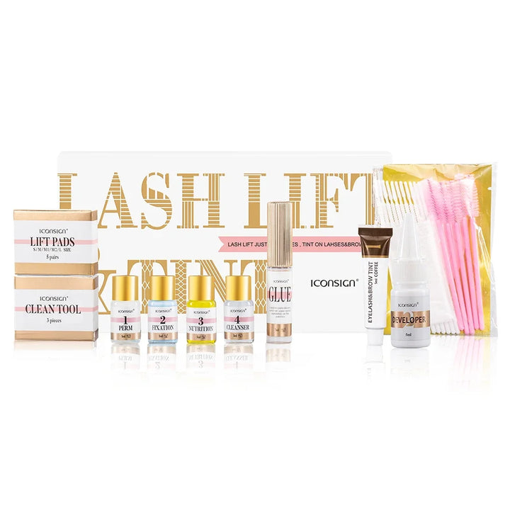 LuxeLash & Brow Tint + Lift Kit – Long-Lasting Curl & Color Enhancer (25–35 Days)