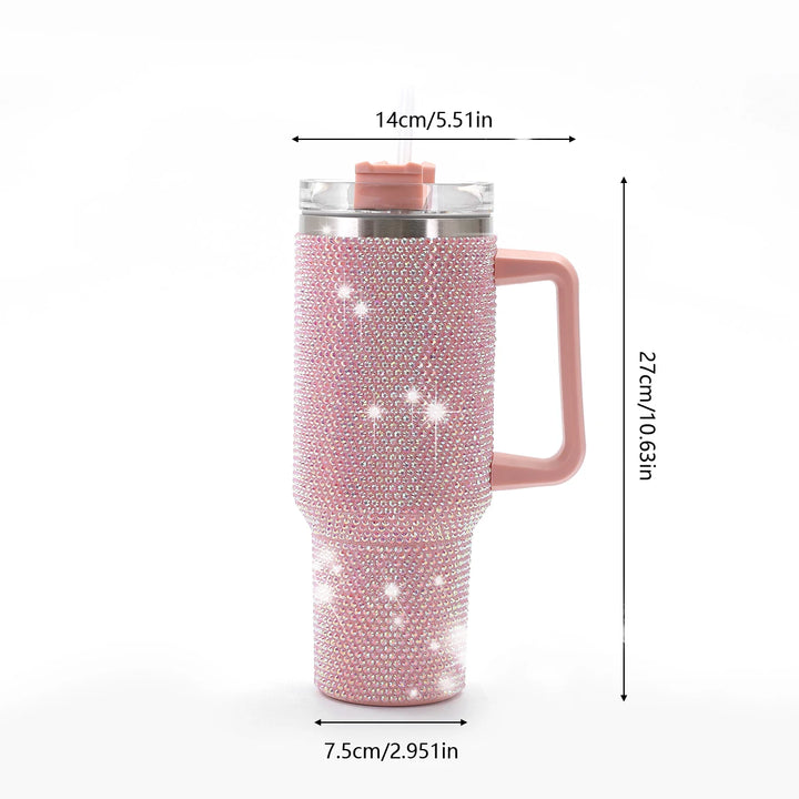 GlamHydrate 40oz Luxe Studded Tumbler