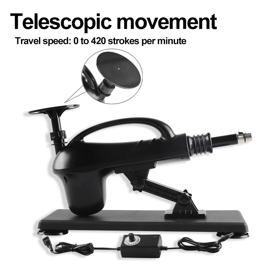 FREDORCH Upgrade Automatic Sex Machine – Adjustable Thrusting & Pumping Gun with 6 Dildos, Multi-Speed Pleasure Machine for Women & Couples