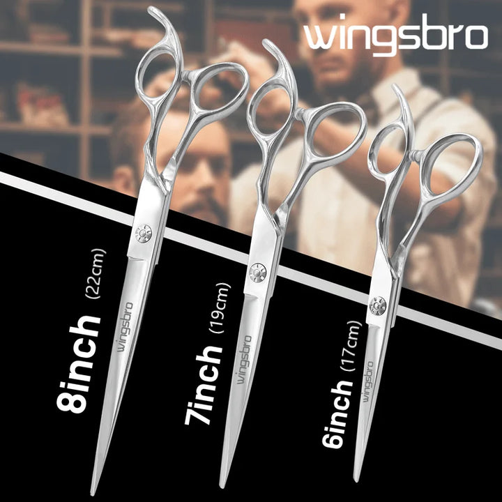 Wingsbro High-Class Professional Hairdressing Scissors – 6", 7", or 8"