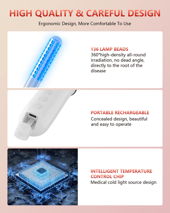 KTS Vaginal Vibrator – Wireless Vaginal Massager with Red Light Therapy | Vaginal Tightening, Vaginitis Relief & Pelvic Health Device