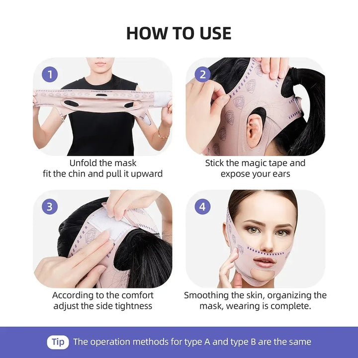 ContourLift Face Sculpting Band – V-Line Slimming & Lifting Strap
