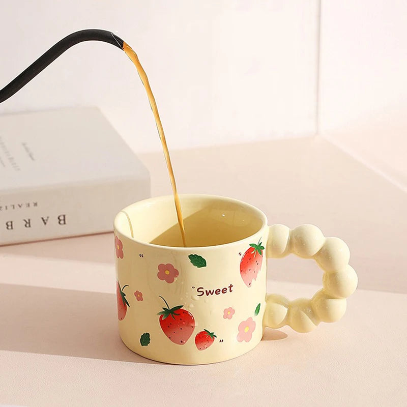 BlossomSip Japanese Fruit Mug