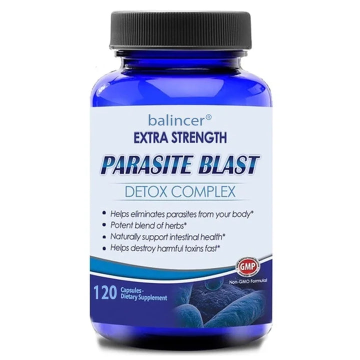 Parasite Cleanse & Gut Harmony Capsules with Natural Plant Extracts – 120 Count