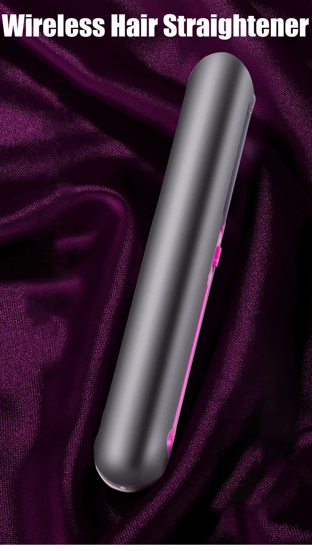 FreedomGlow Cordless Mini Hair Straightener & Curler