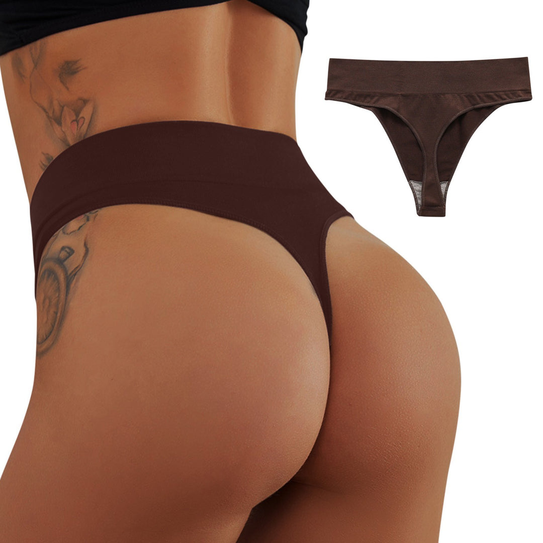 Seamless Breathable High-Rise Thong – Ultra-Comfortable Invisible Panties for Women