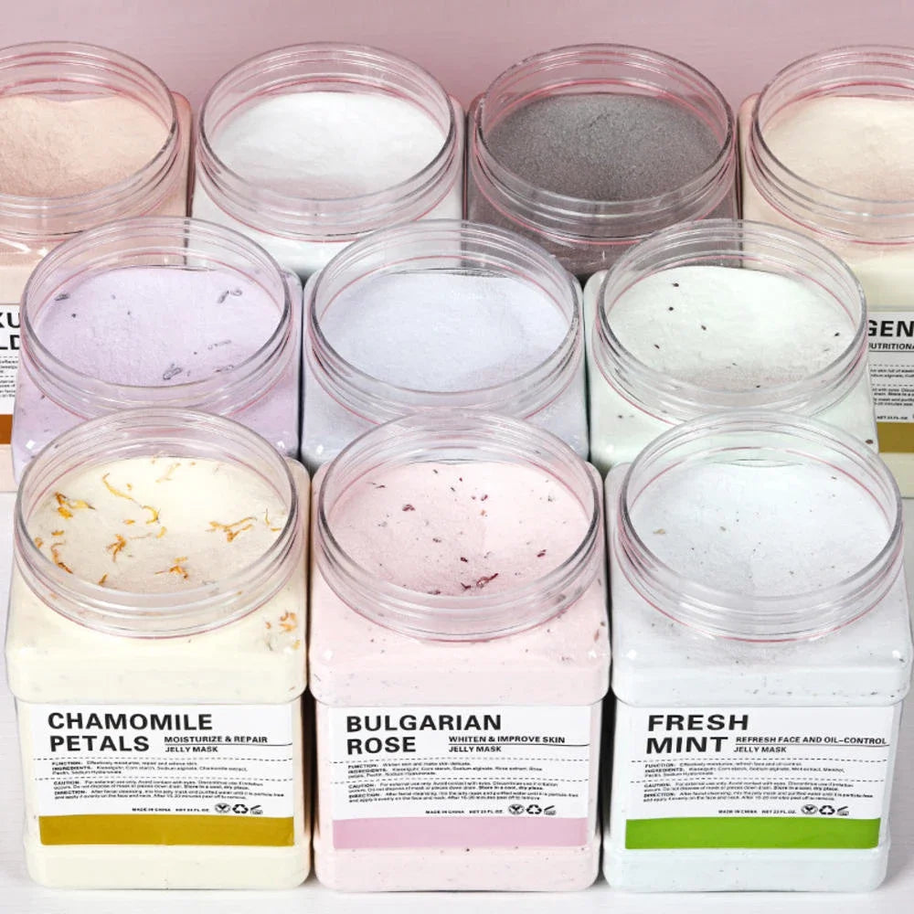 24K Gold & Rose Jelly Peel-Off Mask (650 g Combo)