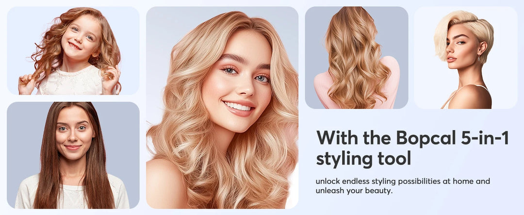 LuxeFlow 5-in-1 AirStyler Pro – Volumize, Curl, Straighten & Shine