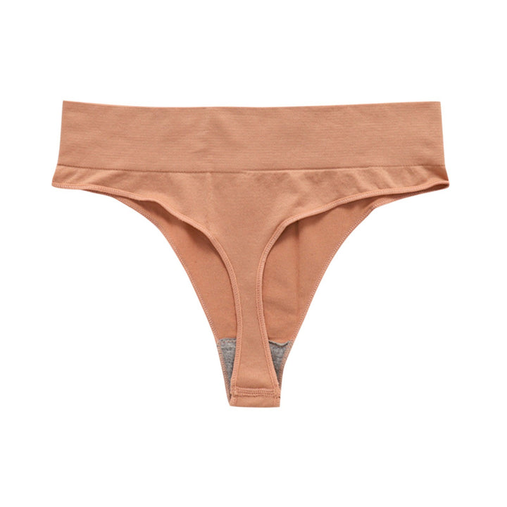 Seamless Breathable High-Rise Thong – Ultra-Comfortable Invisible Panties for Women