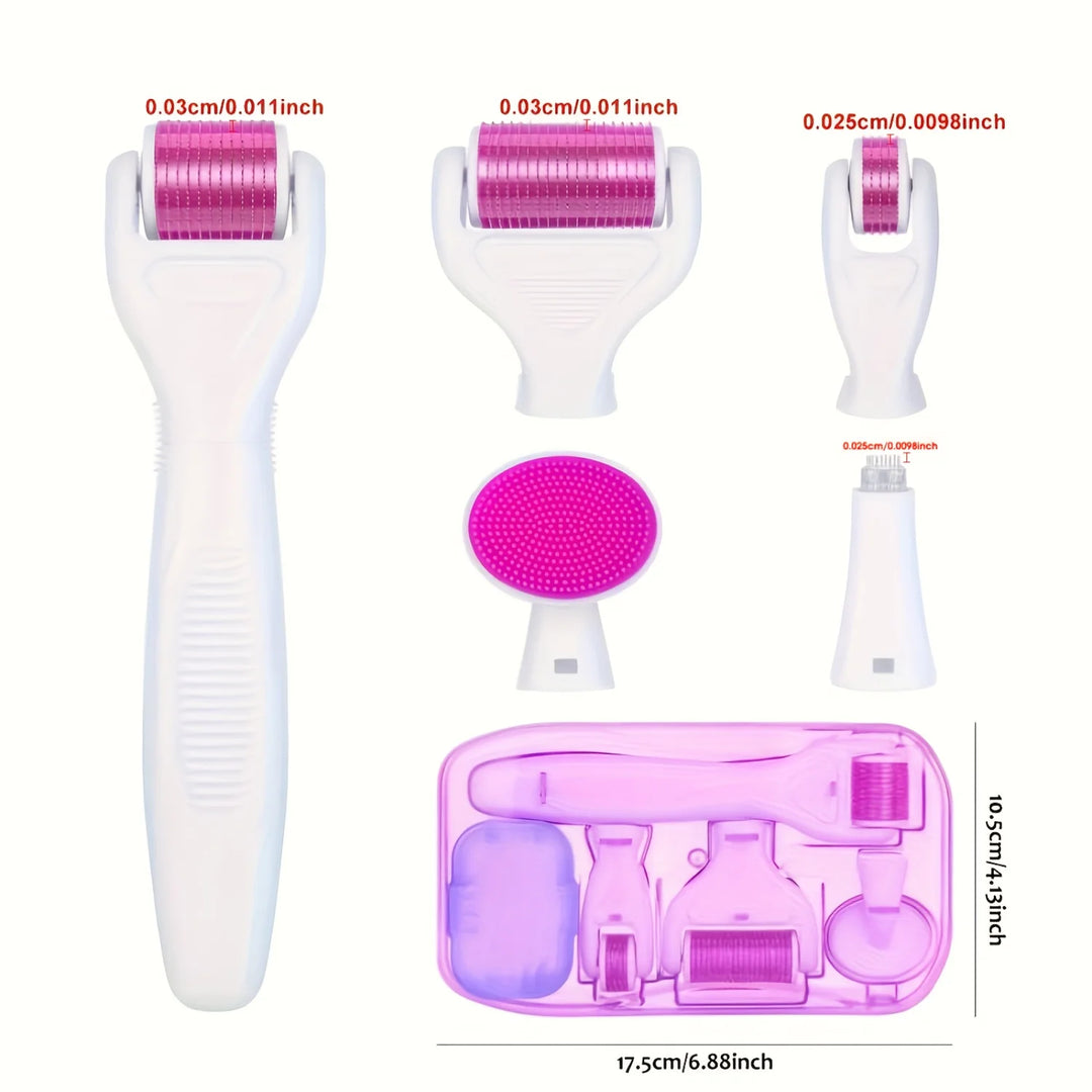 RenewGlow 6-in-1 Derma Roller System