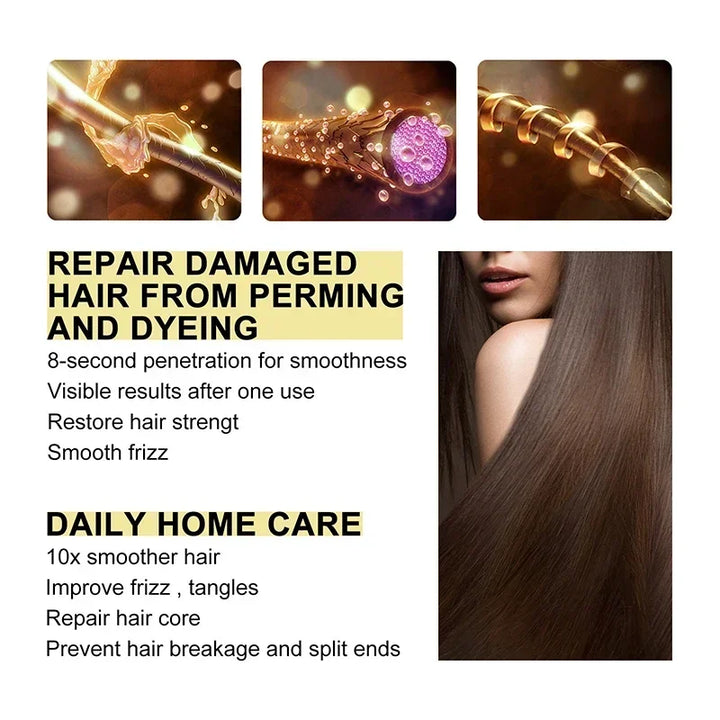 5-Second Keratin Hair Repair Mask – Deep Nourishment for Dry, Frizzy, Damaged Hair