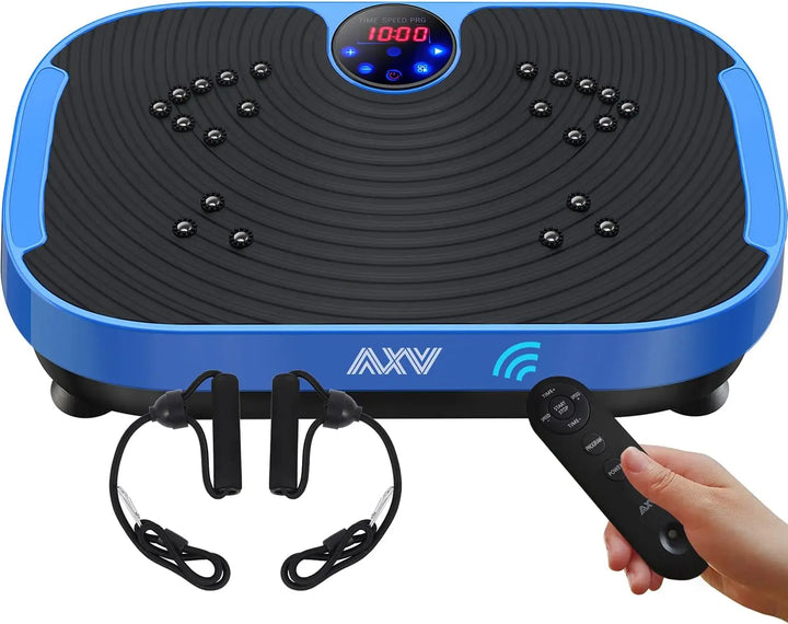 EmpowerVibe Body Toning Plate – Whole Body Vibration Machine with Resistance Bands