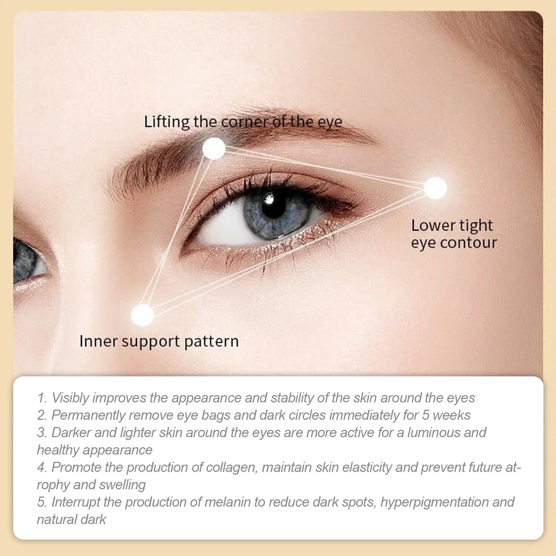 EmpowerEase 24K Gold Collagen Eye Mask – Brighten, Firm & Revive