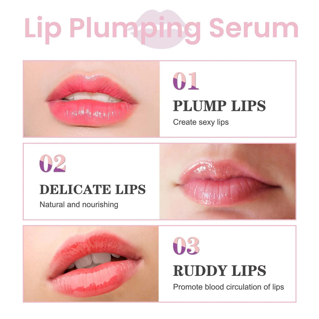 EELHOE Lip Enriching Essence – Plumps, Hydrates & Smooths – With Vitamin E, Jojoba Oil & Hyaluronic Acid – 4ml