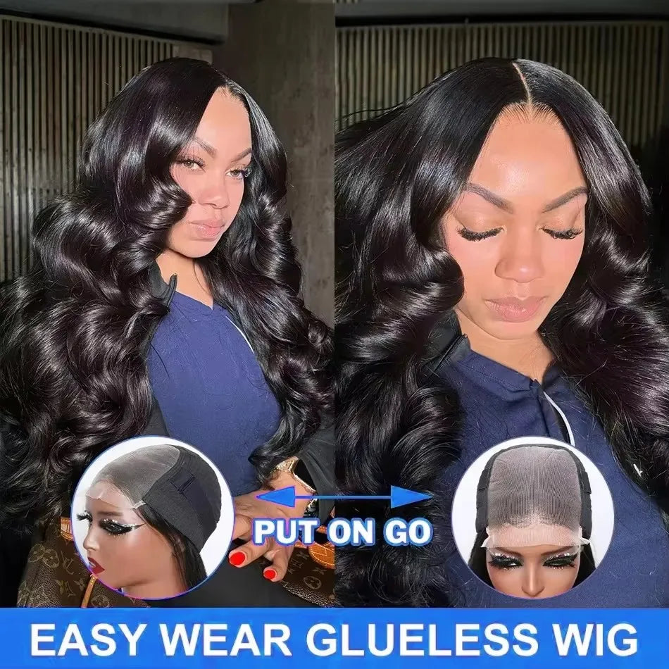 Sculpted Body Wave HD Lace Wig – 30–40” Brazilian Human Hair, 200–250% Density
