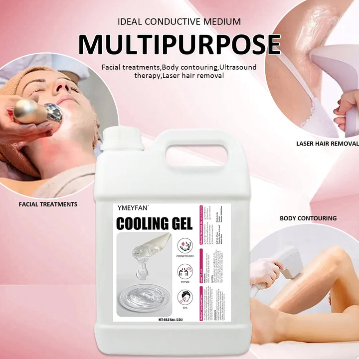 2.5L Clear Conductive Gel for Radiofrequency & Cavitation | Ultrasound Contact Gel