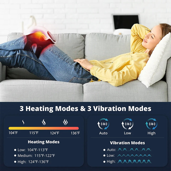 Electric Heating Massage Knee Pad