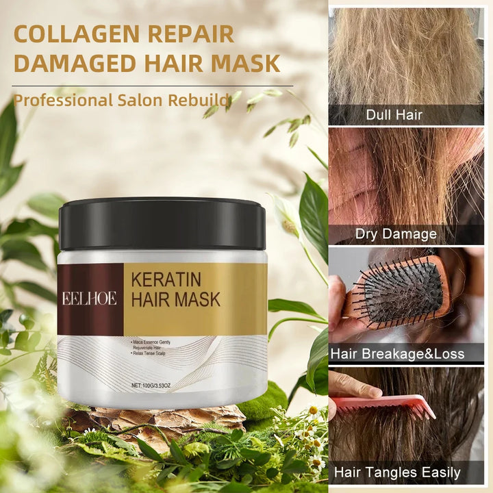 Keratin Rescue Hair Mask – Smooth, Repair & Shine (1/3/5/10pcs)