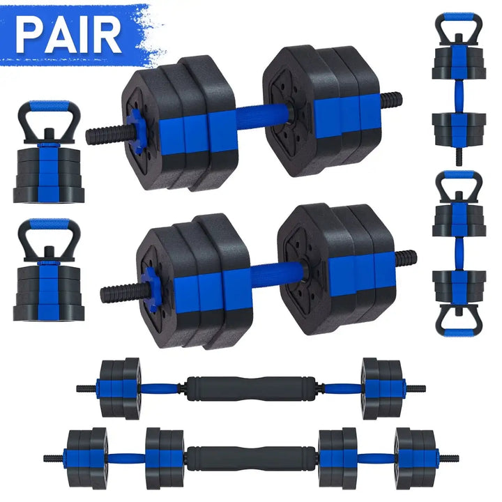 EmpowerForm 4-in-1 Adjustable Dumbbell Set – 25lb Home Gym System