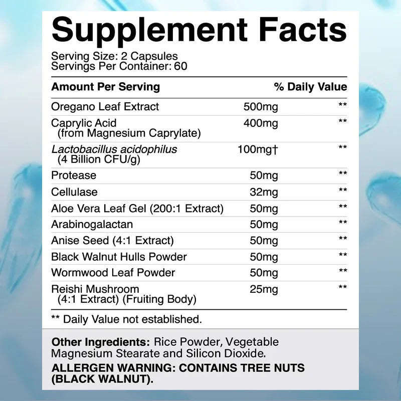 EmpowerEase Candida Advanced Complex – Digestive Detox & Gut Flora Balance with Probiotics & Enzymes
