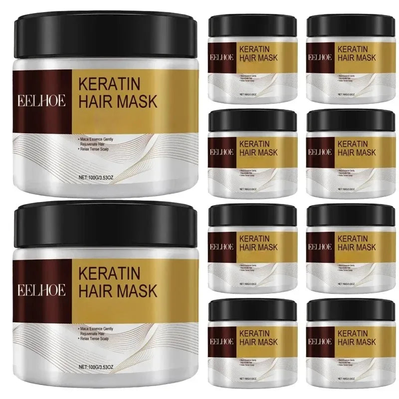 Keratin Rescue Hair Mask – Smooth, Repair & Shine (1/3/5/10pcs)