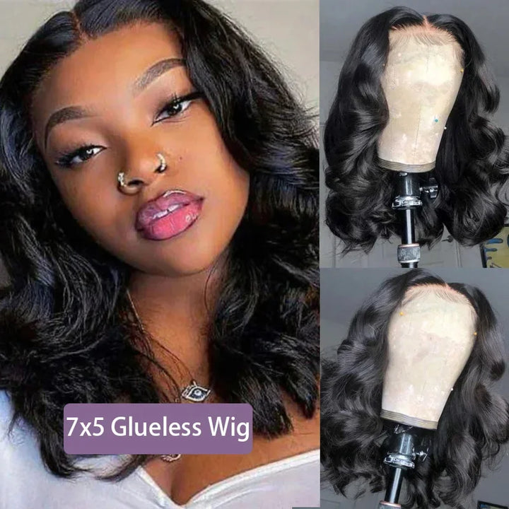 Grace Wave Lace Wig – Glueless Body Wave Bob in Remy Human Hair