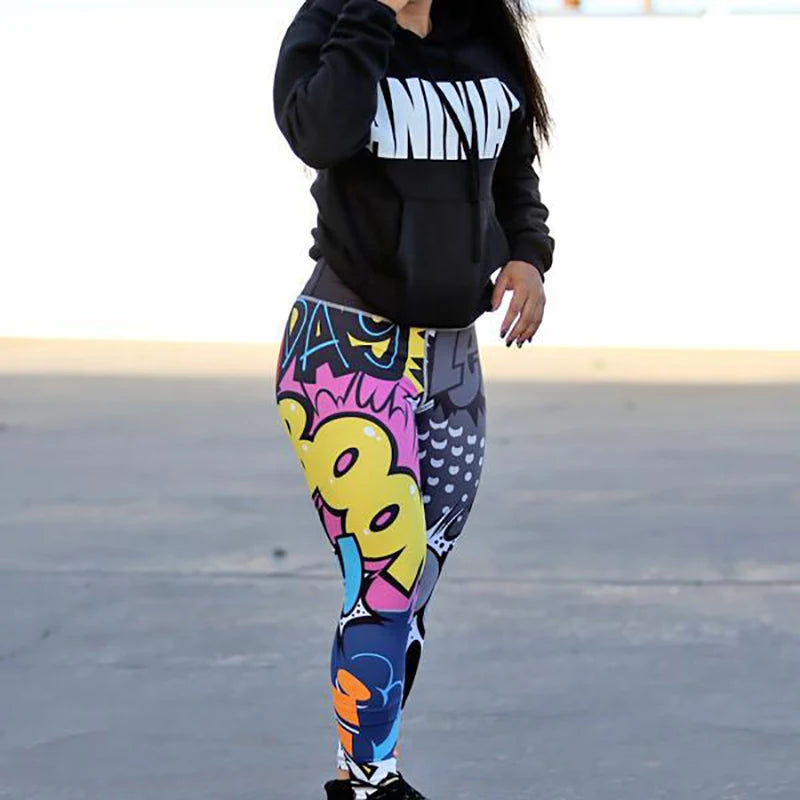 SculptLift™ Scrunch Butt Print Yoga Leggings – High Waist Push-Up Gym Pants for Women