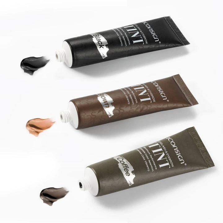 ICONSIGN 3-in-1 Tint Kit for Brows, Lashes & Beard – Long-Lasting Color in Minutes
