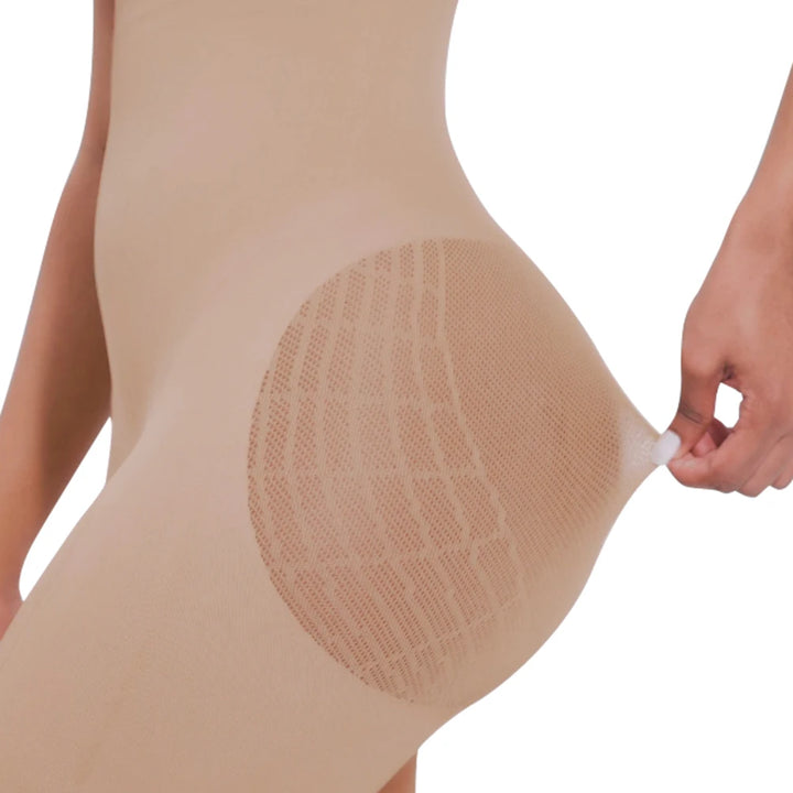 EmpowerEase Seamless Low-Back Full Body Shaper – Butt Lifter & Tummy Control Bodysuit