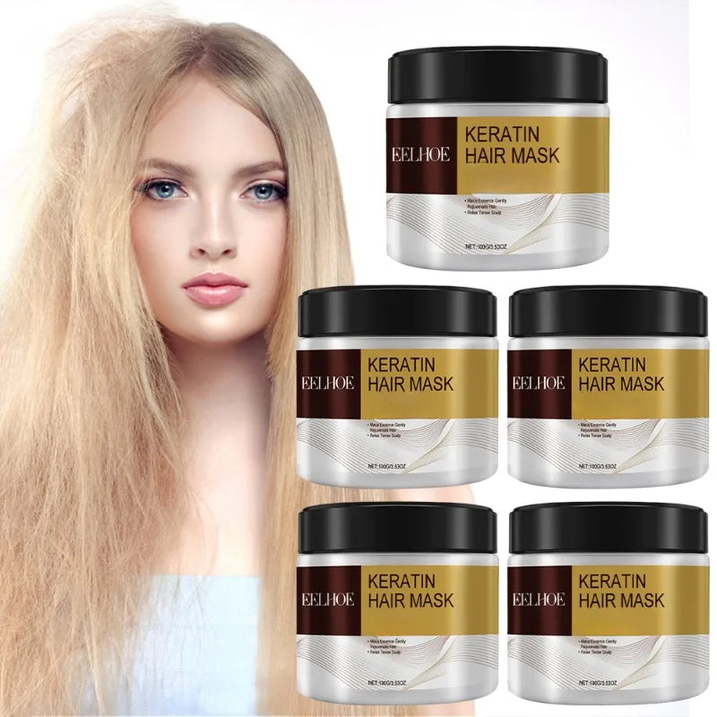Keratin Rescue Hair Mask – Smooth, Repair & Shine (1/3/5/10pcs)