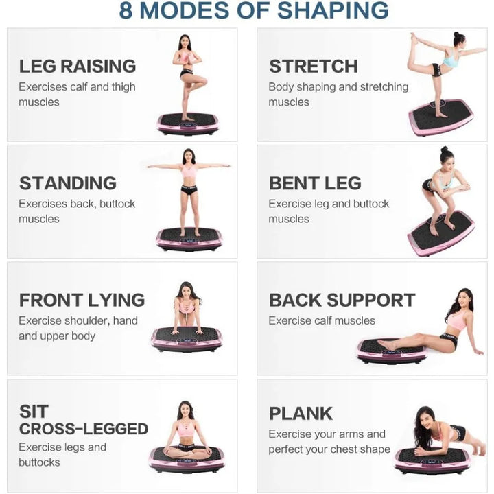 EmpowerVibe Pro XXL Vibration Plate for Full-Body Fitness & Recovery