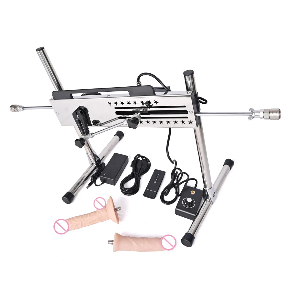 ROUGH BEAST 120W Smart Thrusting Sex Machine – APP-Controlled Pleasure Device with Vac-U-Lock Attachments & Multi-Speed Power Play