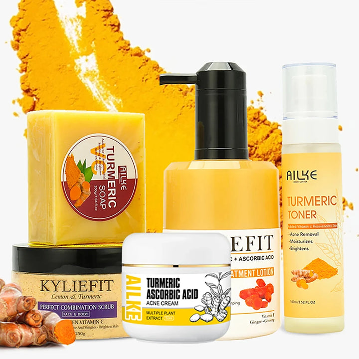 Radiance Revival Turmeric Skincare Set – Brighten, Hydrate & Even Tone