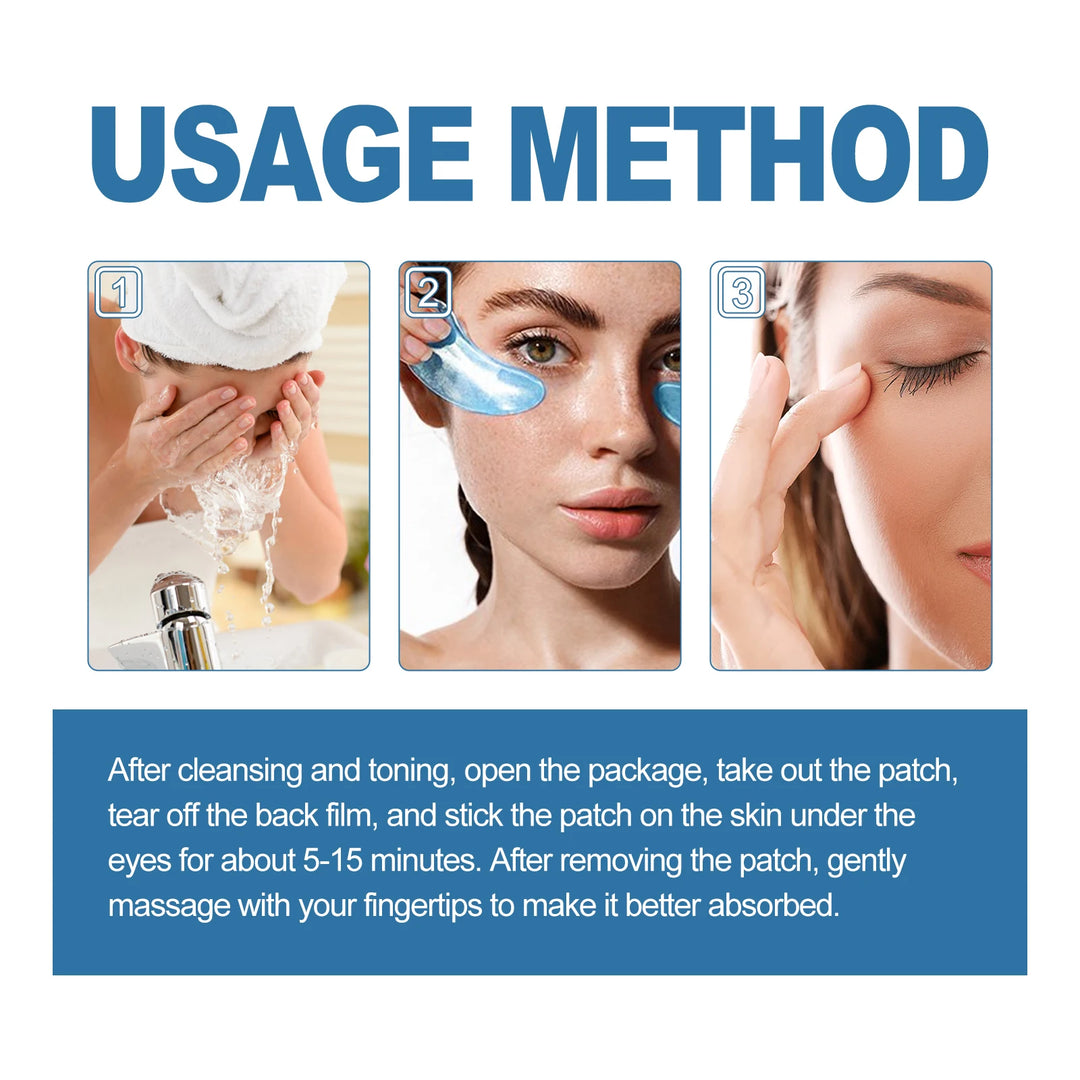 EELHOE Collagen Eye Mask – 12 Pairs for Puffiness, Wrinkles & Dark Circles