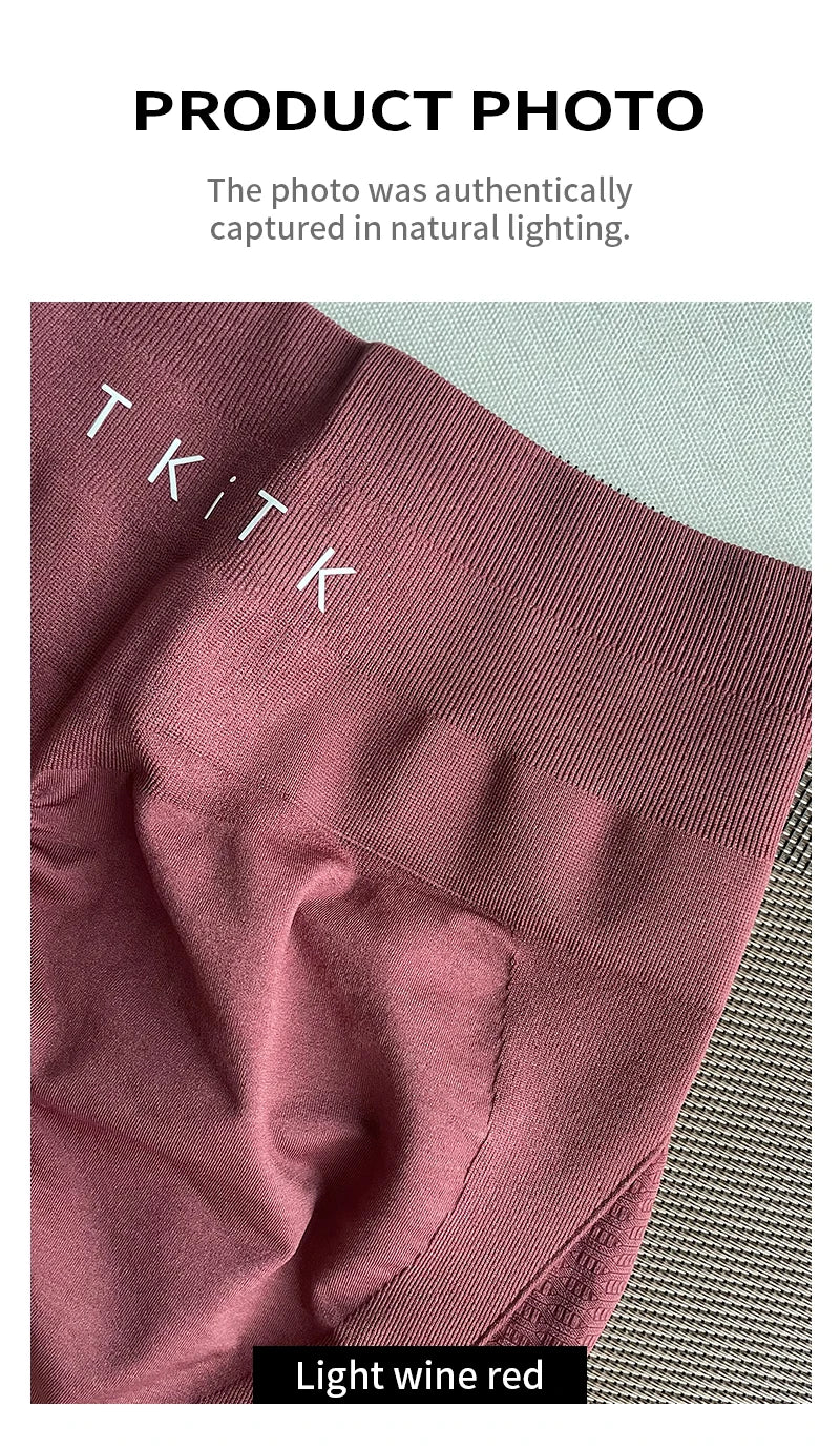 2-Piece TKITK Amplify Contour Seamless Workout Shorts – Women’s Soft Biker & Yoga Set