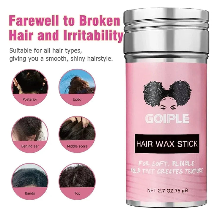 PowerSleek Hot Comb & Styling Set – Electric Straightening Comb + Wax Stick