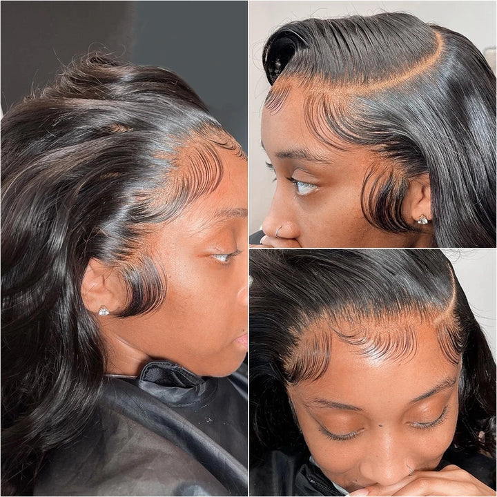 HD Body Wave Lace Front Wig – 28–30” Virgin Brazilian Hair, 180% Density