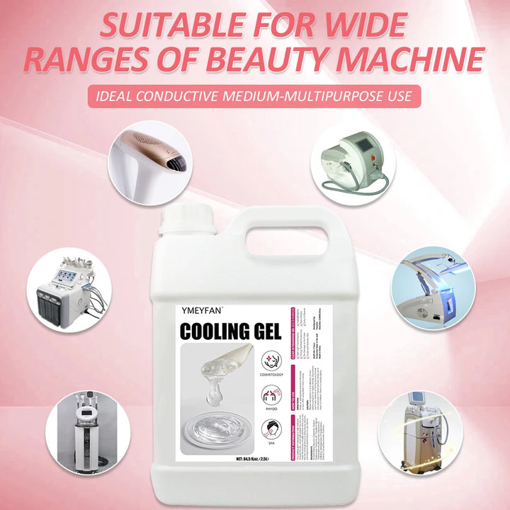 2.5L Clear Conductive Gel for Radiofrequency & Cavitation | Ultrasound Contact Gel