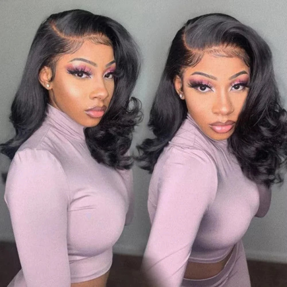 Grace Wave Lace Wig – Glueless Body Wave Bob in Remy Human Hair