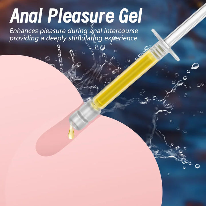 Anal Pleasure Gel – Water-Based Lubricant for Comfort & Enhanced Intimacy (3-Pack)