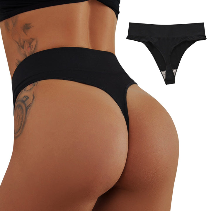 Seamless Breathable High-Rise Thong – Ultra-Comfortable Invisible Panties for Women
